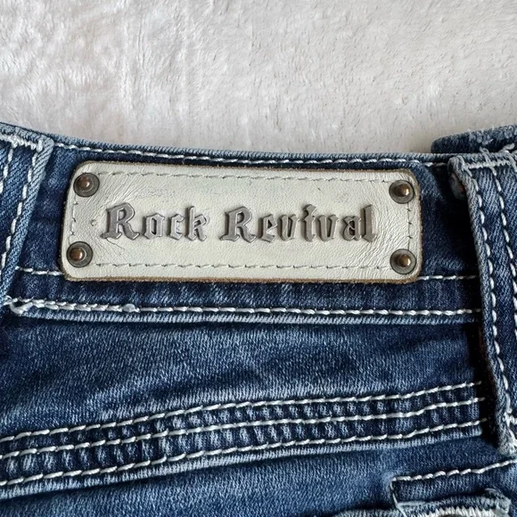 Rock Revival Dark Blue jeans - Picture 2 of 9
